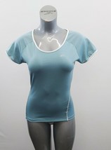 Reebok Athletic Top Size XL Blue Mesh Short Sleeve Round Neck Pullover Tee - $9.89