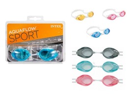 Swimming Goggles +8 Y, Thermoplastic Rubber, Assorted - Intex 55684E Spo... - $0.99