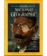 National Geographic March 1980 China&#39;s Far West Greece Bali Vol. 157 No. 3 - £15.55 GBP