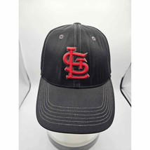Fan Favorite Men&#39;s St Louis Cardinals Baseball Cap Black Red Adustable - $11.88