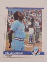 Roy Lee Jackson Toronto Blue Jays 1984 Fleer Card #158 - £0.77 GBP