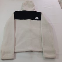 The North Face FA19 Women's Black & White Gemma Fleece Hoodie Coat Jacket Medium image 2