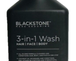 Blackstone Mens Grooming ~ Activated Charcoal 3-in-1 Wash w/Coconut Oil ... - £22.74 GBP