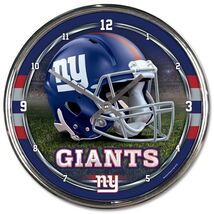 New York Giants Chrome Clock - NFL - $578.70 MXN