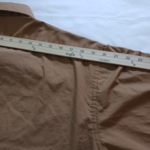 Oleg Cassini Men's Long Sleeve Button Up Brown Shirt Size XL 17 1/2 (34/35) image 10