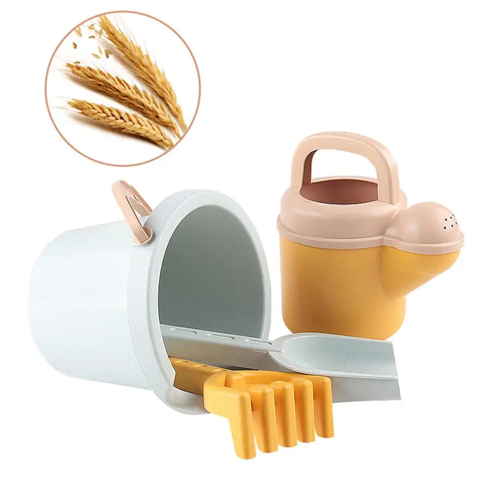 Beach Sand Toys Set For Kids Sand Toy With Bucket Watering Can Shovel Wa... - $19.71