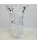 Block 24% Full Lead CRYSTAL 9.75&quot; Vase ART Flower or Candle Holder - $482.33 MXN