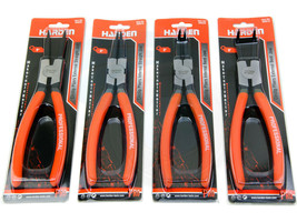 Set of 4pcs Internal External Bent Nose Straight C-Clip Circlip Pliers - £21.40 GBP