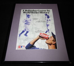 Babe Ruth Willie Mays 1991 Coca Cola Coke Framed 11x14 ORIGINAL Advertisement - £27.68 GBP