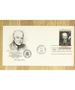 US Postal History FDC 1969 Memorial Cover Dwight Eisenhower 34th President - £6.50 GBP