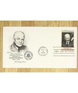 US Postal History FDC 1969 Memorial Cover Dwight Eisenhower 34th President - £6.25 GBP