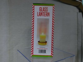 Glass Candle Hurricane Center Peice With Gold Base - £4.99 GBP