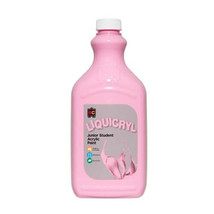 EC Liquicryl Junior Student Acrylic Paint 2L - Pink - £35.91 GBP