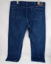 Wrangler Men&#39;s Relaxed Fit Dark Wash Bootcut Jeans Size 44x30 - $19.39