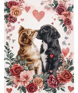  VALENTINE DOGS Clip Art 100 PNG Digital Download Bundle VOL 2 - $2.99