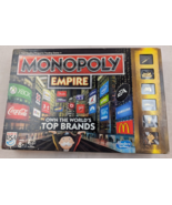 Monopoly Empire Gold Edition 2013 Board Game Top Brands MISSING A COUPLE... - $14.84