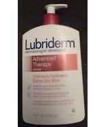 2 Lubriderm Advanced Therapy Lotion, For Extra Dry Skin, 16 fl. Oz (H6) - £24.37 GBP