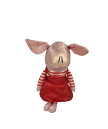 Commonwealth Olivia Pig Plush Red Dress Nylon Stuffed Animal Chorion 201... - €12,07 EUR