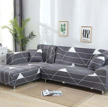 L shaped Sofa Cover Stretch Sectional Couch Cover Sofa Set - £47.60 GBP+