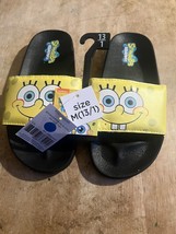 SpongeBob Boys YELLOW  Slides Sandal New - £9.89 GBP