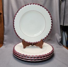 Vintage Vernon Kilns Monterrey Chop Plates (Lot of 4) 12&quot; Dinner Plates ... - $39.60