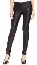 Women&#39;s &quot;Seven 7&quot; Skinny Jeggings Shimmer Lace Print Overlay Size 8 - £23.49 GBP