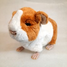 RARE FurReal Friends Newborn Guinea Pig tan brown white plush interactive toy - £79.32 GBP