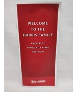 August 2010 Harris Bank Welcome Brochure - $19.79