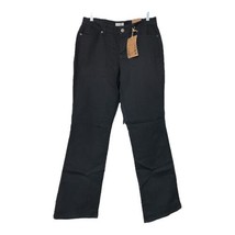 Coldwater Creek Women Black Denim Curvy Below Waist Bootcut Jeans Size 10 New - £15.72 GBP