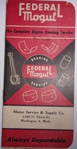 Vintage Federal-Mogul Bearing Service Pocket Notebook 1955 - $2.99