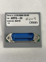 Cirris Systems ARFG-24 24 position ribbon Fem Continuity Tester Adapter ... - $19.80