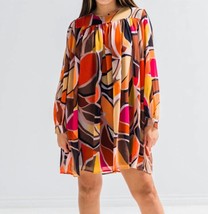 Molly Bracken veil print dress in Bomb Fire - £42.12 GBP