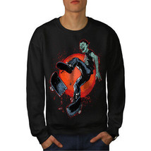 Wellcoda Bad Guy Skater Cool Death Mens Sweatshirt - £27.67 GBP+