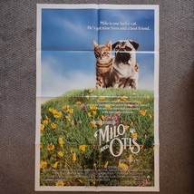 The Adventures of Milo and Otis Original Vtg Movie Poster One Sheet NSS 890089 - £19.43 GBP
