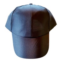 Woman&#39;s Black Baseball Cap One Size Adjustable Lightweight - £3.91 GBP