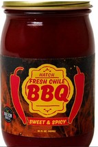 Fresh Chile Medium Bbq Sauce-Sweet &amp; Spicy - 16oz Jar - £7.89 GBP