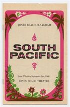 Jones Beach Theatre Program South Pacific 1968 Jerome Hines Kathleen Nolan  - $13.86