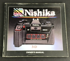 Nishika N8000 35mm Film 3D Stereo Camera OWNER&#39;S MANUAL ONLY - £5.43 GBP