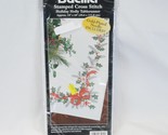 Bucilla Stamped Cross Stitch Kit 839691 Holiday Holly Table Runner 14x44... - £28.18 GBP