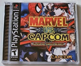 NO GAME Replacement Case+Manual Only Marvel vs Capcom (PlayStation) PS - £19.89 GBP