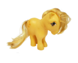 VINTAGE 1982 HASBRO MY LITTLE PONY G1 EARTH PONIES YELLOW BUTTERSCOTCH B... - $27.55