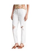 Good American Good 90s Ripped High Waist Straight Leg Jeans, White, Size... - $138.79 CAD