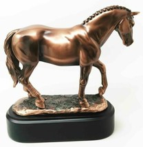 Hanoverian Mare Horse Walking The Pasture Bronze Electroplated Figurine ... - £52.93 GBP