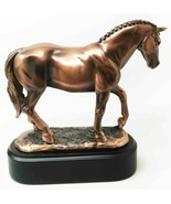 Hanoverian Mare Horse Walking The Pasture Bronze Electroplated Figurine ... - $91.57 CAD