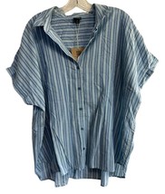 Patagonia Lightweight A/C Shirt 52960 Good Times Steam Blue Stripe Women... - $48.99