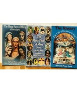 The Many Faces of Mary Books 1 + II + The Rosary, The Life of Jesus &amp; Ma... - £30.29 GBP