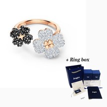 2021 Fashion Accessories SWA New Latisha Ring Rose Gold Elegant Clover Decoratio - £38.53 GBP