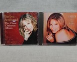Lot of 2 Barbra Streisand CDs: The Classic Christmas Album, Back to Broa... - $8.54