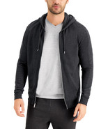 INC International Concepts Men&#39;s INC Fortune Full Zip Hoodie Dk Gray-Siz... - $21.97