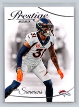 Justin Simmons #94 2023 Panini Prestige Denver Broncos - £1.55 GBP
